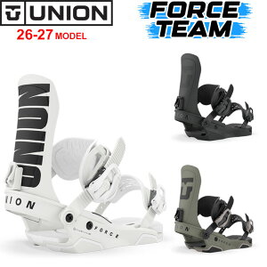 [�\�񏤕i] 26-27 UNION �r���f�B���O FORCE TEAM �t�H�[�X �`�[�� BINDING �X�m�[�{�[�h ���j�I�� �o�C���f�B���O 2026 2027 ���{���K�i