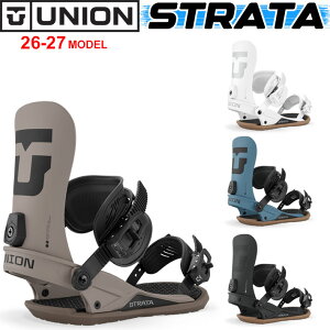 [�\�񏤕i] 26-27 UNION �r���f�B���O STRATA �X�g���[�^ BINDING �X�m�[�{�[�h ���j�I�� �o�C���f�B���O 2026 2027 ���{���K�i
