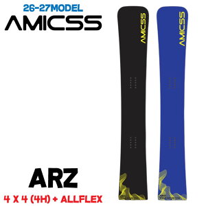 [�\�񏤕i] 26-27 �A�~�b�N�X �A���y���{�[�h AMICSS SNOWBOARDS �X�m�[�{�[�h ARZ �G�[�A�[���[�b�g �A���y�� ALLFLEX �A���t���b�N�X �X�m�[�{�[�h ���Y�� �� 2026 2027