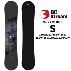 [�\�񏤕i] 26-27 �r�[�V�[�X�g���[�� BC Stream SNOWBOARDS S �G�X150cm 153cm 156cm 159cm 162cm WIDE JOINT �ؗ� �L�����o�[ �X�m�[�{�[�h �X�m�{ �� 2026 2027