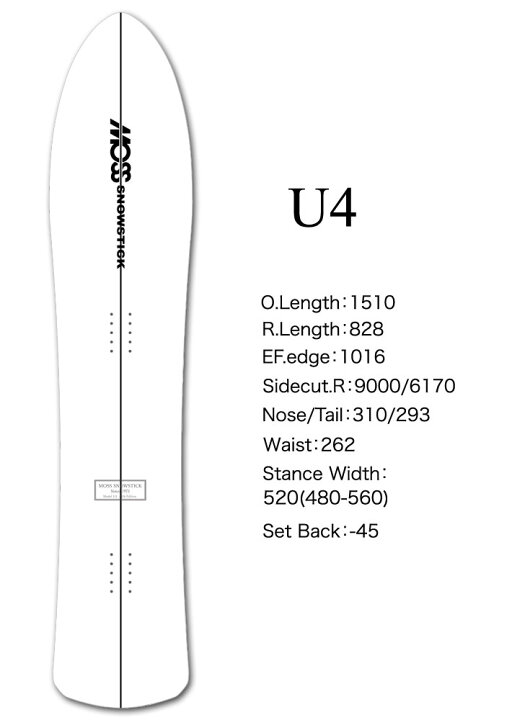 楽天市場】[予約商品] 26-27 MOSS SNOWSTICK パウダーボード U4 モス 