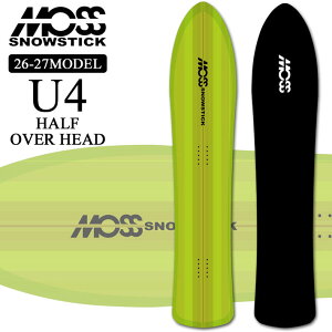 [�\�񏤕i] 26-27 MOSS SNOWSTICK U4 HALF OVER HEAD ���X �X�m�[�X�e�B�b�N 154cm POWDER �p�E�_�[�{�[�h �������� �X�m�[�{�[�h �X�m�{ �� ���{���K�i