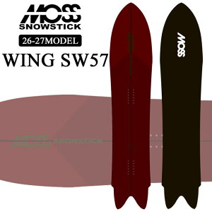 26-27 MOSS SNOWSTICK WING-SW57 ���X �X�m�[�X�e�B�b�N 157.2cm POWDER �p�E�_�[�{�[�h �X�m�[�{�[�h �X�m�{ �� �������� ���{���K�i