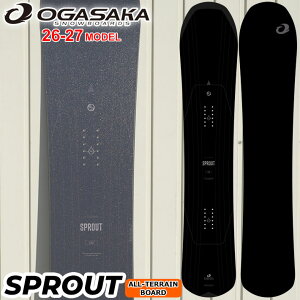 [�\�񏤕i] 26-27 OGASAKA �X�m�[�{�[�h �I�K�T�J SPROUT �X�v���E�g �����Y 148cm 152cm 156cm 159cm 164cm �t���[�X�^�C�� �J�[�r���O �p�E�_�[ �X�m�{ �� 2026 2027 ���{���K�i