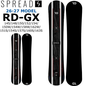 [�\�񏤕i] 26-27 �X�v���b�h �X�m�[�{�[�h SPREAD RD-GX SNOWBOARD �A�[���f�B�[�W�[�G�b�N�X ���C�h �X�[�p�[���C�h ���J �C�V�� ����T�� �v���f���[�X �O���g�� �L�����o�[ 2026 2027