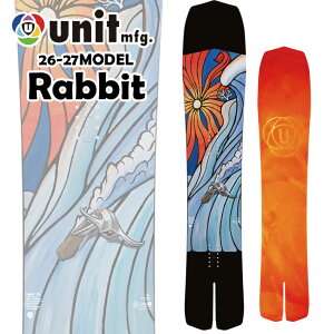 [�\�񏤕i] 26-27 ���j�b�g �X�m�[�{�[�h Unit Rabbit ���r�b�g 153cm 158cm 163cm �p�E�_�[�{�[�h �X�m�{ �� 2026 2027 ���{���K�i