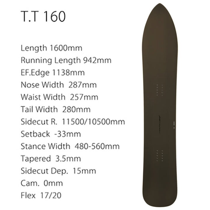 楽天市場】[予約商品] 26-27 GENTEMSTICK ゲンテンスティック T.T 160 