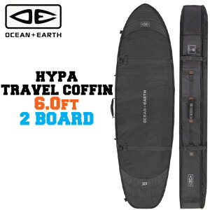 OCEANEARTH T[t{[hP[X n[hP[X gxP[X HYPA FISH/SHORT TRAVEL COVER COFFIN 2BOARD [6'0] 2{[ I[VAhA[X [T[tgbvW]
