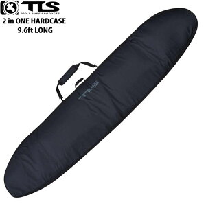 TOOLS サーフボード ハードケース トラベル 9.6ft LOG 2in1 ツールス フルオープンジッパー 1〜2本収納 ロングボード トラベルケース サーフィン