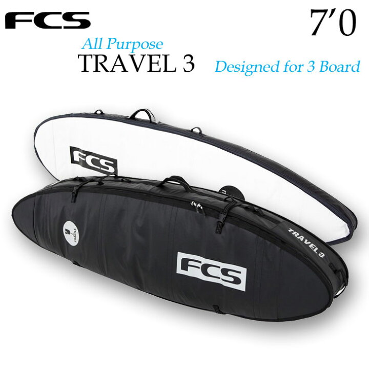 楽天市場】サーフボード ケース FCS ハードケース TRAVEL3 [7