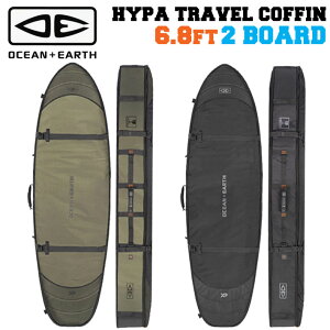 OCEANEARTH T[t{[hP[X n[hP[X gxP[X HYPA FISH/SHORT TRAVEL COVER COFFIN 2BOARD [6'8] 2{[ I[VAhA[X [T[tgbvW]