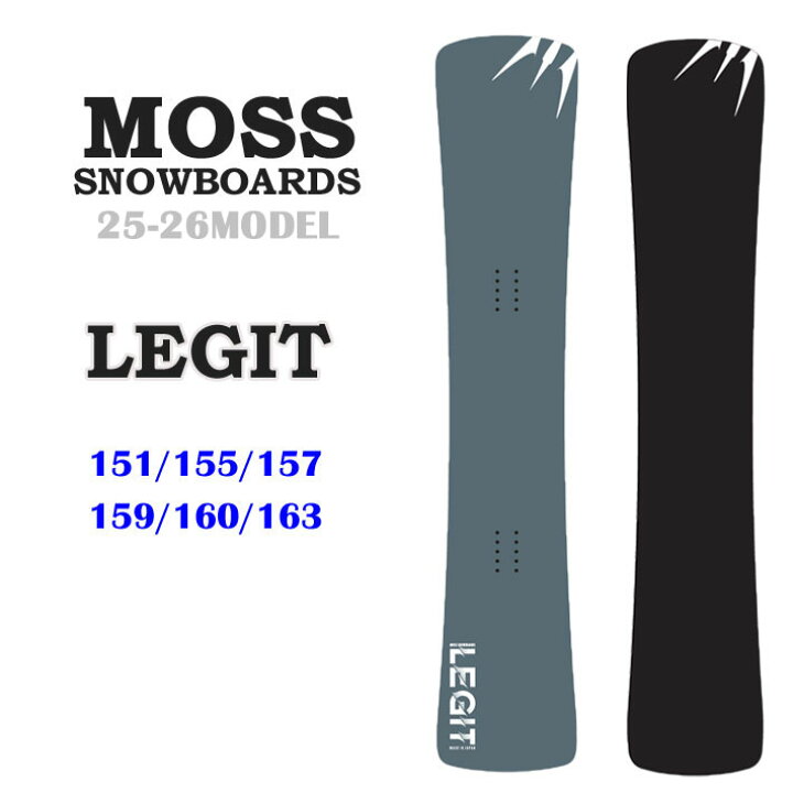 楽天市場】[予約商品] 25-26 MOSS スノーボード LEGIT モス 