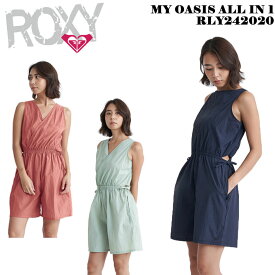 [在庫限り] 2024 ROXY ロキシー MY OASIS ALL IN 1 ラッシュガード オールインワン RLY242020 2WAY サーフィン 海 海水浴 プール [メール便発送商品]