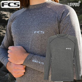 [メール便発送商品] 25 メンズ 長袖 ラッシュガード FCS LONG SLEEVE RASH VEST UPF50+ 紫外線 UVカット サーフィン マリンスポーツ [メール便発送商品]