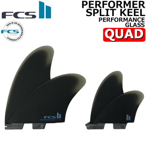 [|Cg20{I] FCS2 FIN tB PERFORMER QUAD SPLIT KEEL PG [Black] GtV[GX2 ptH[}[ L[ NAbhtB ptH[}XOX NAbh 4Zbg 4tB T[tB T[t{[hy