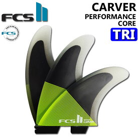 [店内ポイント20倍中!!] FCS2 FIN エフシーエス2 フィン CARVER PC TRI [Acid Black] カーバー パフォ－マンスコア トライ 3FIN サーフボードフィン スラスター【あす楽対応】