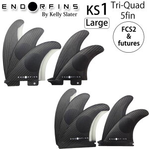 FIREWIRE Slater Designs �t�@�C�A�[���C���[ �X���[�^�[�f�U�C�� �t�B�� ENDOR FINS �G���_�[�t�B�� KS1 TRI-QUAD FIN [Large] future FCS2 �J�[�{�� ���y�� �V���[�g�{�[�h�p 5���y���z
