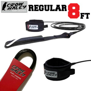 ���[�V���R�[�h CROW HALEY �N���E �n�[���[ �T�[�t�B�� Surf Leash 8ft REGULAR ���M�����[ �t�@���{�[�h ����p MADE IN USA ���{���K�i �y���z