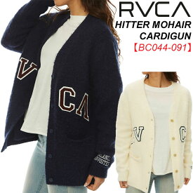 [在庫限り] 2022 RVCA ニット カーディガン BC044-091 HITTER MOHAIR CARDIGUN FALL Winter ルーカ レディース セーター[現品限り] 【あす楽対応】