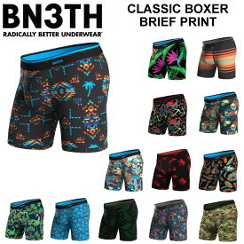 [現品限り] BN3TH ベニス ボクサーパンツ ロング BOXER PRINT メンズ インナーパンツ MYPAKAGE マイパッケージ 登山 下着 プリント 正規品 蒸れない プレゼント ラッピング [メール便発送商品] [SS]【即】