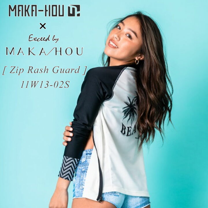 楽天市場】MAKA-HOU マカホー ラッシュガード Front Zip-Rash Guard ZIPラッシュガード [11W13-02S] 水着  サーフィン : ｆｏｌｌｏｗｓ