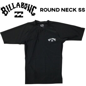 [在庫限り] 25 ビラボン ラッシュガード BILLABONG メンズ 半袖 水着 UVカット [BF011-852] プール 海 海水浴 サーフィン ROUND NECK SS 2025 [メール便発送商品]