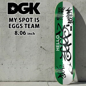 �X�P�[�g �f�b�L DGK �f�B�[�W�[�P�[ �X�P�[�g�{�[�h MY SPOT IS EGGS TEAM [D-6] 8.06inch �X�P�{�[ �p�[�c SKATE BOARD DECK �y���z