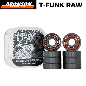 BRONSON SPEED u\ Xs[h BEARING T-FUNK RAW XP[g{[h xAO sk8 [[֔i]