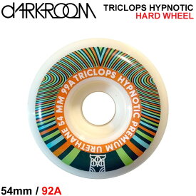 [在庫限り] DARK ROOM WHEEL ウィール HYPNOTIC 54mm 99A [D-9] ダークルーム TRICLOPS SERIES トリクロプス トリクロップス シリーズ スケートボード スケボー SKATE BOARD SK8【あす楽対応】