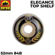 スケートボード ウィール SATORI MOVEMENT WHEEL サトリウィール ELEGANCE TOP SHELF [6] 84B 52mm サト…