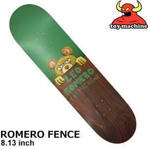 gC}V[ fbL XP[g{[h TOY MACHINE DECK ROMERO FENCE [TM1] 8.13inch LEO ROMERO IEI XP{[ p[c SKATE BOARD DECKyz
