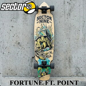 SECTOR9 �Z�N�^�[�i�C�� FORTUNE FT. POINT 34.0�C���` CRUISER �T�[�t�X�P�[�g �I�t�g�� ���g�� �X�P�[�g�{�[�h SK8