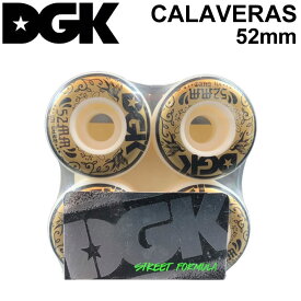 [在庫限り] DGK ディージーケー ウィール スケートボード CALAVERAS カラベラス [D18] 52mm 101A SKATE BOARD WHEEL 4個1セット スケボー【あす楽対応】