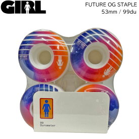 【6月4日～ 3個購入でP10倍】[在庫限り] GIRL ガール スケートボード ウィール 53mm 99DURO [G-8] WHEEL FUTURE【あす楽対応】