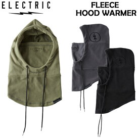 [在庫限り] 24-25 ELECTRIC エレクトリック FLEECE HOOD WARMER フードウォーマー バラクラバ 防寒 スノーボード あったか 防風 柔らかい 冬 釣り スキー 雪遊び 登山 [メール便発送商品]