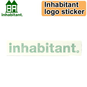 inhabitant Cnr^g Inhabitant logo sticker [ISM22AC03] JbeBO XebJ[ V[ fJ[ ] Xm[{[h Xm{[ XP[g{[h XP{[ ANZT[yz