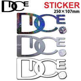 DICE ダイス STICKER [ダイカット ロゴ / Lサイズ] カッティング ステッカー シール デカール 転写 スノーボード スノボー アクセサリー【あす楽対応】