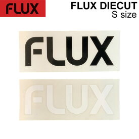 FLUX フラックス ステッカー LOGO DIECUT Sサイズ [150 × 55mm] [2] [3] ロゴ ダイカット カッティング シール デカール 転写 スノーボード スノボー アクセサリー【即】