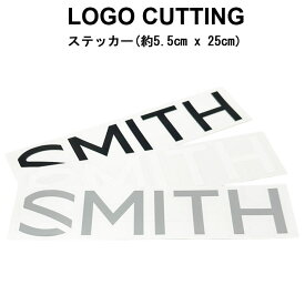 SMITH スミス LOGO CUTTING STICKER ロゴ カッティングステッカー 25cm シール デカール 転写 スノーボード スノボー アクセサリー【即】
