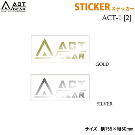 スノーボード ステッカー　ACT GEAR [ACT-1] 【2】アクトギア　カッティングステッカー　 【あす楽対応】