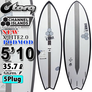 torq surfboard トルク サーフボード X LITE2.0 NEW PODMOD 5'10 [Black Pinline] ポッドモッド AL MERRICK アルメリックサーフボード [営業所止め送料無料]