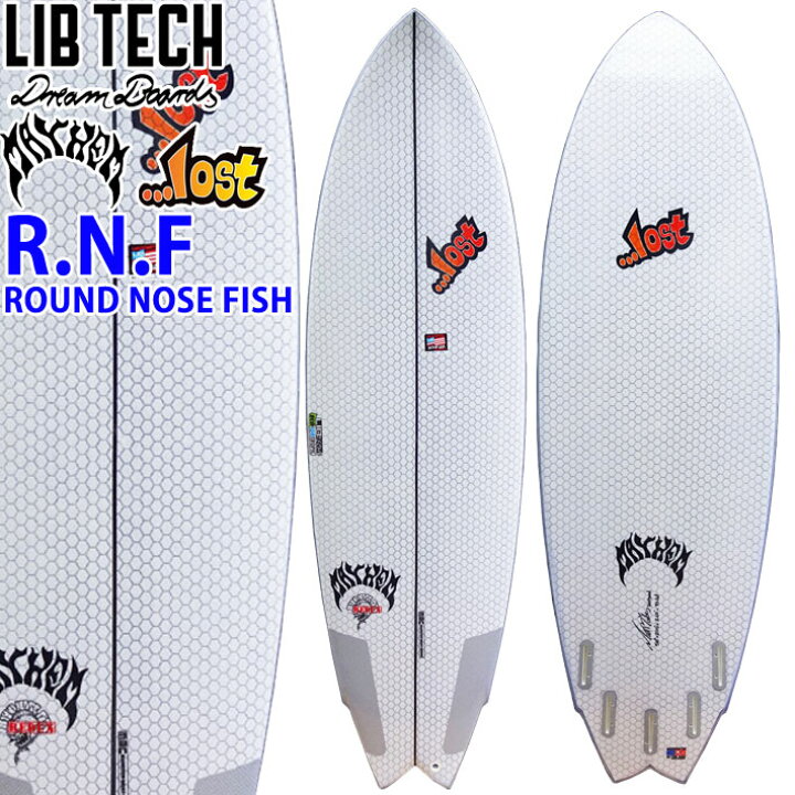 楽天市場】RLib Tech リブテック サーフボード ROUND NOSE FISH REDUX 