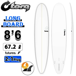 2026 torq surfboard �g���N �T�[�t�{�[�h PINLINE DESIGN LONGBOARD 8'6 [White Pinline] �����O�{�[�h �G�|�L�V�{�[�h ������ ���S�� �r�M�i�[ [�c�Ə��~�ߑ�������]
