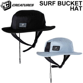 [メール便発送商品] 2024 CREATURES クリエイチャー サーフハット SURF BUCKET HAT サーフバケットハット アウトドア フィッシング SUP バケハ 帽子 マリンキャップ 日本正規品 [UV対策特集]