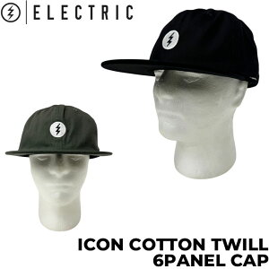 [[֔i] ELECTRIC GNgbN Xq Lbv ICON COTTON TWILL 6 PANEL CAP ACR Rbg cC VbNXplLbv T[tB XP[g{[h ނ tBbVO AEgh