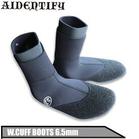 [在庫限り] アイデンティファイ AIDENTIFY W.CUFF BOOTS 6.5mm ダブル カフ ブーツ サーフブーツ 日本製 サーフィン 冬用 防寒対策 秋 冬 ウインター【即】