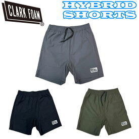 [在庫限り] CLARK FOAM クラークフォーム 水着 メンズ サーフパンツ サーフトランクス HYBRID SHORTS 海パン サーフィン 水陸両用 吸湿速乾 UV加工 マリンスポーツ 海 海水浴 アウトドア 日本正規品 [メール便発送商品]