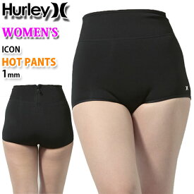 2024 Hurley ハーレー ウェットスーツ [GZHTPT23] ホットパンツ ショートパンツ レディース 1mm ICON HOT PANTS アイコン サーフパンツ [メール便発送商品] 継続モデル