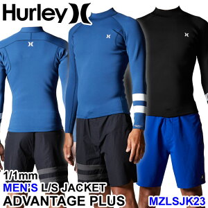 2023 Hurley ハーレー ウェットスーツ [MZLSJK23] 長袖 ジャケット メンズ 1/1mm ADVANTAGE PLUS アドバンテージ プラス L/S JACKET サーフィン ウエットスーツ Wet Suits