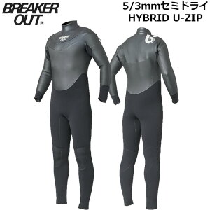 2025 BREAKER OUT EFbgX[c Z~hC tX[c Y HYBRID U-ZIP STANDARD 5mm×3mm H~p u[J[AEg T[tB SUP _CrO Vm[PO {Kiyz